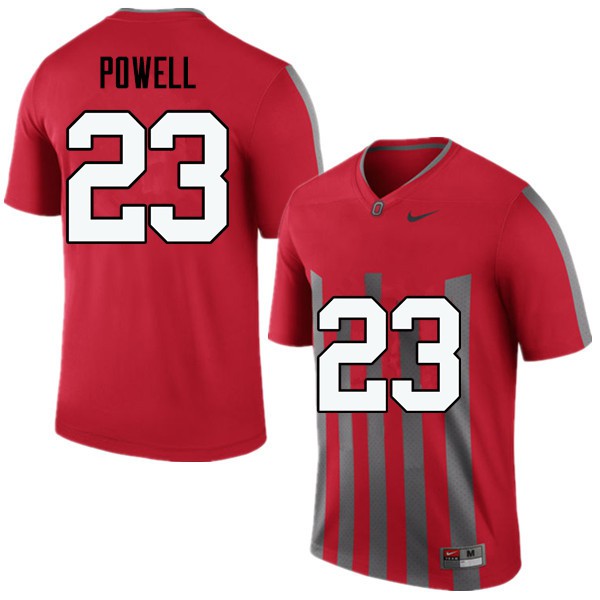 Ohio State Buckeyes #23 Tyvis Powell Men Player Jersey Throwback